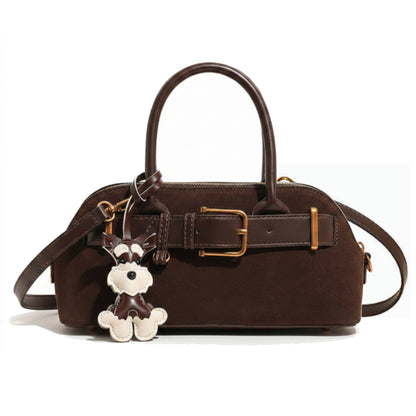 Luxe Suede Mini Satchel Bag