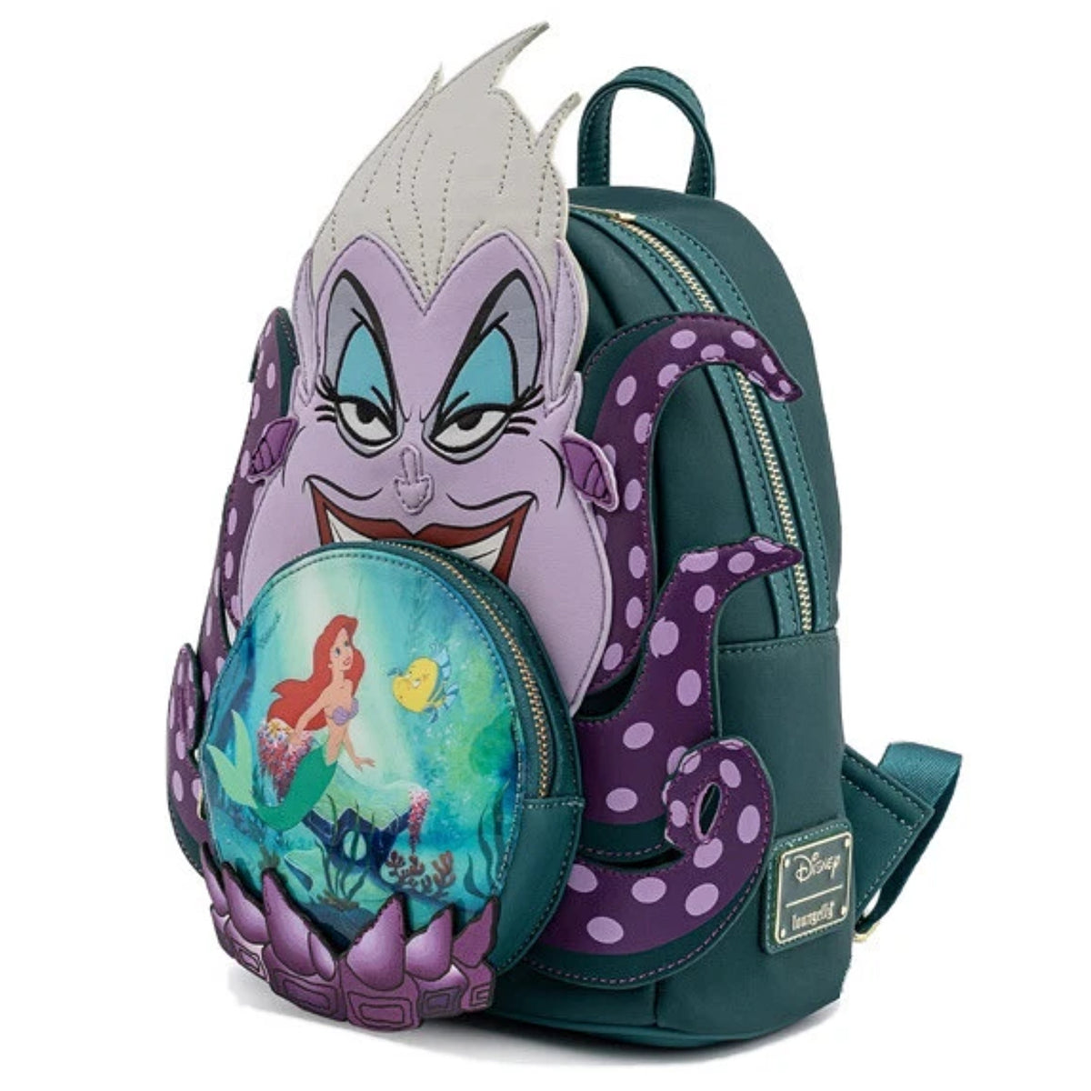Loungefly x Disney Villains Scene Ursula Crystal Ball Mini Backpack