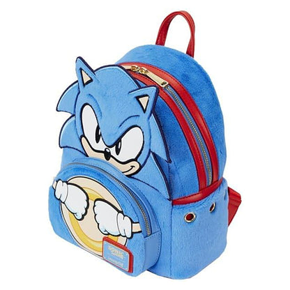 Loungefly SEGA Sonic the Hedgehog Classic Cosplay Plush Mini Backpack