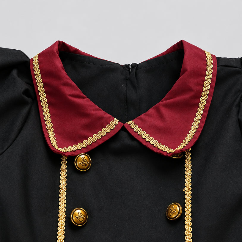 Little Gryffindor Wizard Cosplay Dress Set