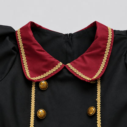 Little Gryffindor Wizard Cosplay Dress Set