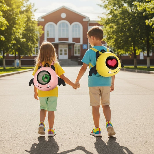Kids Little Monster LED Backpack