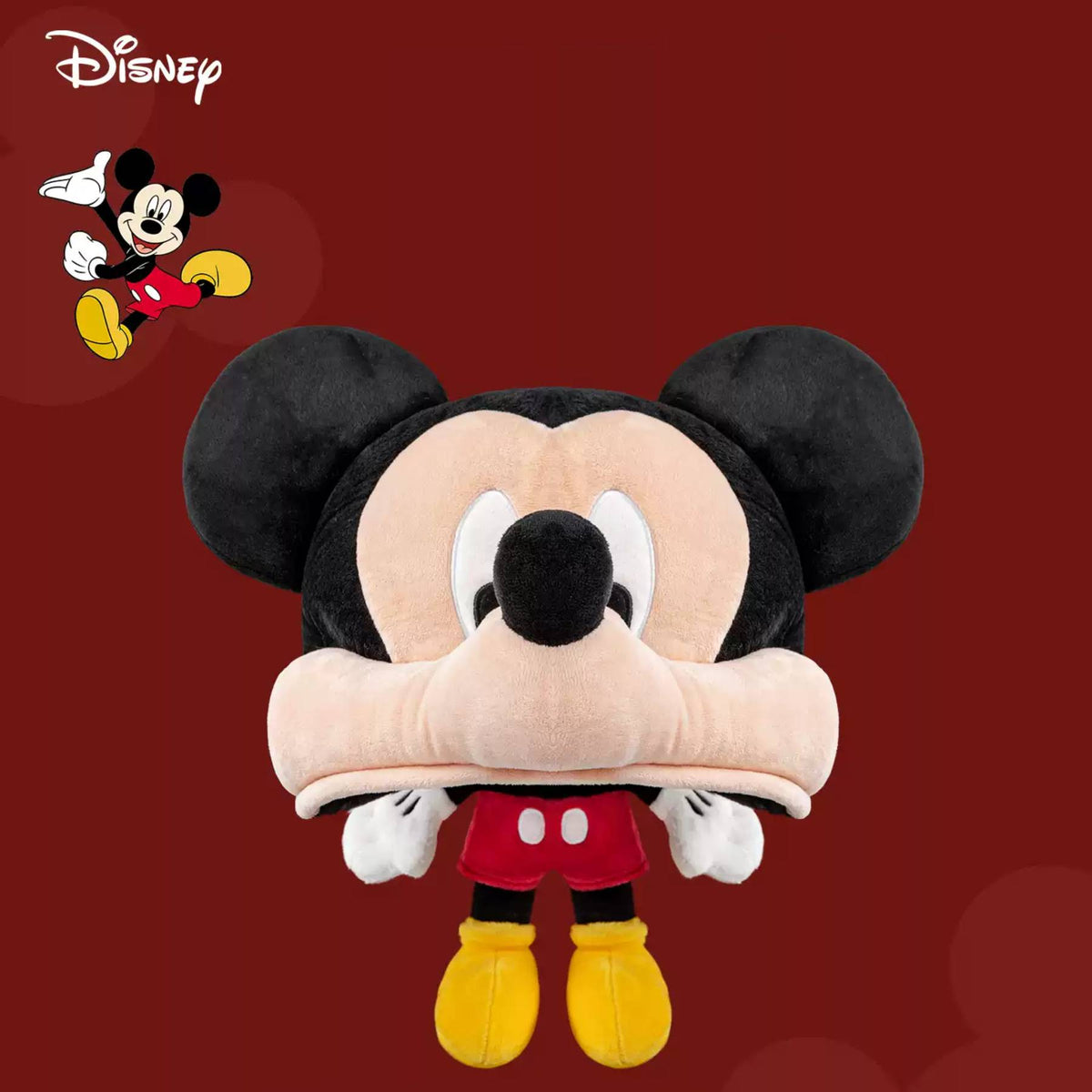 Mickey & Minnie 3D Big-Head Plush Hats
