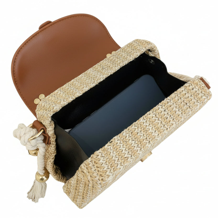 Retro Buckle Crossbody Bag / Handbag