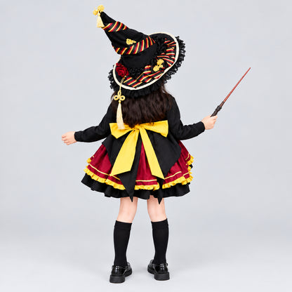 Little Gryffindor Wizard Cosplay Dress Set