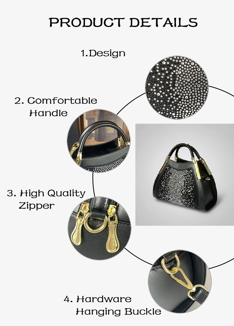 Midnight Diamond Crossbody Bag