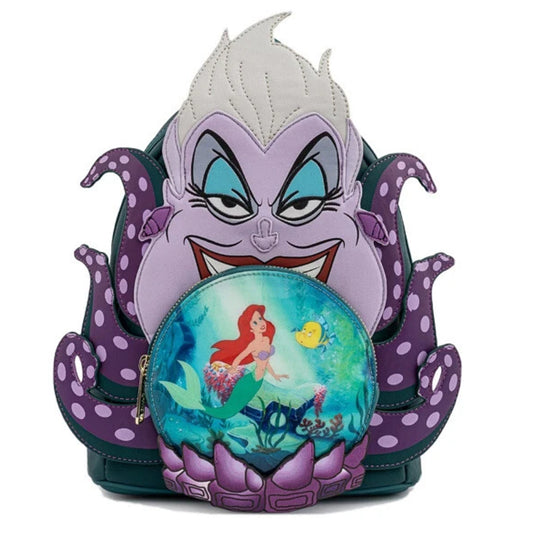 Loungefly x Disney Villains Scene Ursula Crystal Ball Mini Backpack