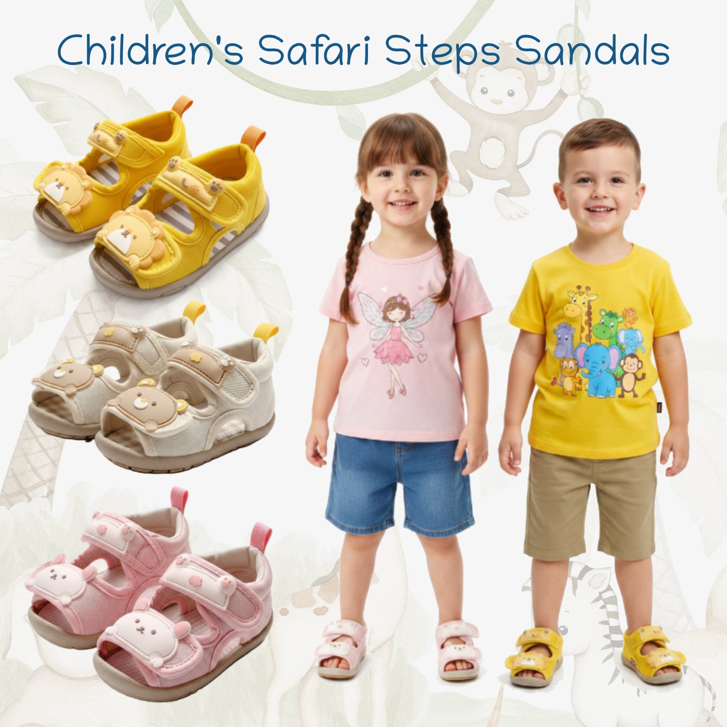 Children's Safari Steps Sandals