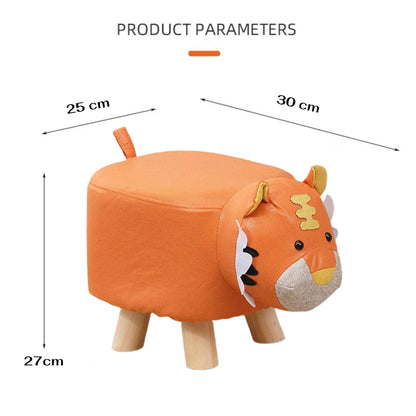 Tiger Animal Children's Ottoman Footstool