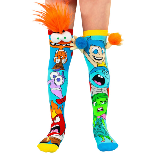Inside Out Vibrant 3D Crazy Socks