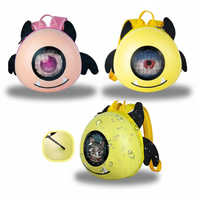 Kids Little Monster LED Backpack