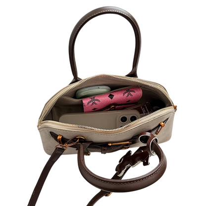 Luxe Suede Mini Satchel Bag